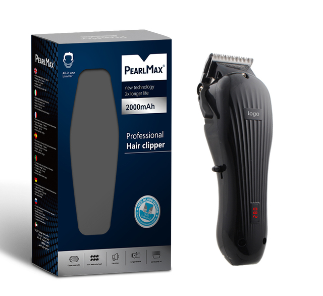 PearlMax Hair Clipper with Adjustable Blades Wireless Hair Clipper for Easy Use Men's Grooming Kit