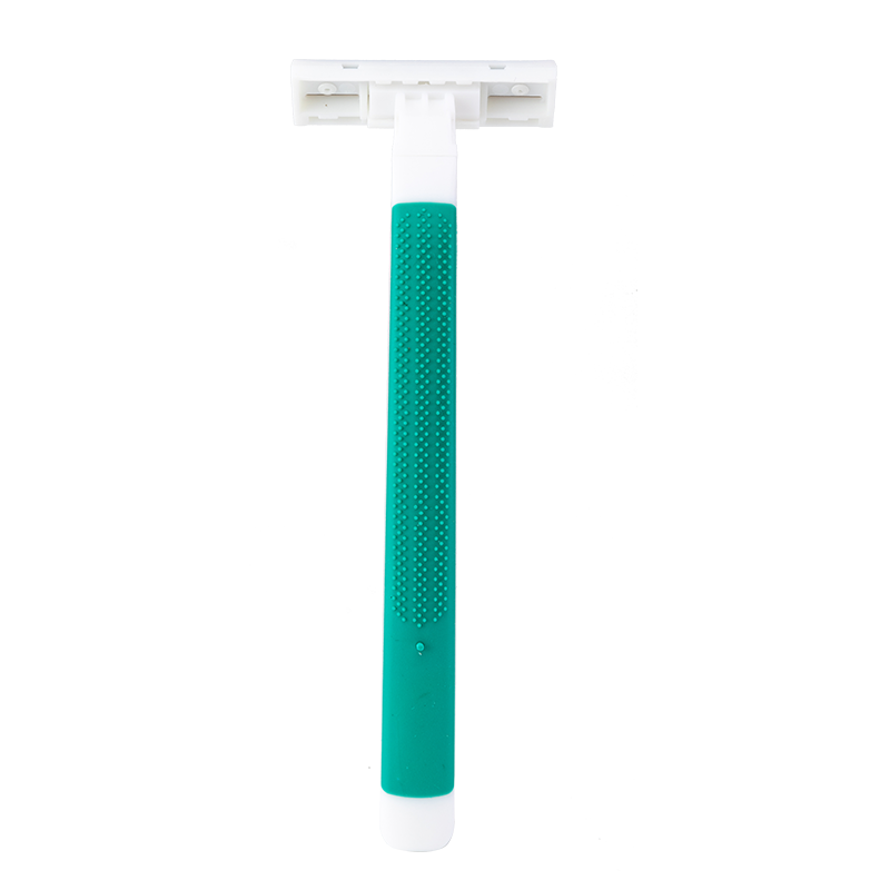 PearlMax New Products Plastic Handle Simple Stainless Steel Disposable 2 Blades Razor with Lubricating Strip with Good Offer