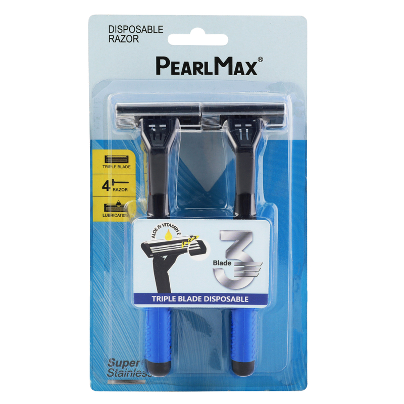 New Design Japan Material 3 Blade Disposable Razor Straight Handle Razor