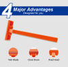 Plearl Max Single Blade Hotel Safety Shaving Razor Stainless Steel Blade Disposable Razor