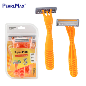 Pearlmax Factory Directly Sale Sweden Quality Triple Blades Disposable Razor for Barber