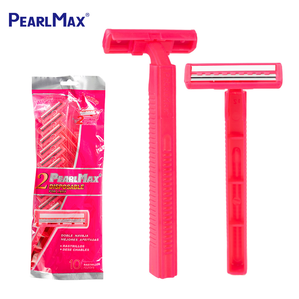 PearlMax Wholesale Mens Safety Razor Twin Blade Razor Disposable Shaving Razor