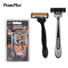 PearlMax Disposable Triple Blade Rubble Handle Men's Shaving Razor for Men Face Razor