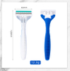 PearlMax Wholesale Disposable Shaving Razor Factory Three Blades Fixed Head Disposable Face Razor Custom Razors