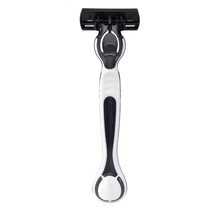 PearlMax High Quality Disposable Shaving Razors for Men Manual Non-Slip Handle with Lubrication Strip and Triple Blades Cheap