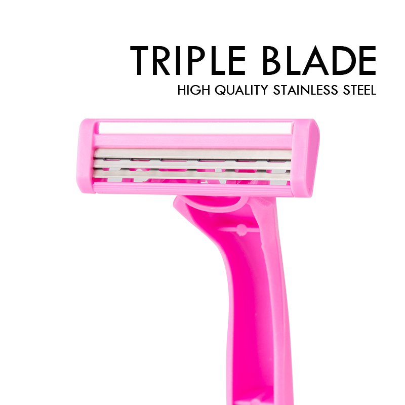 PearlMax New Fashion Lady Shaving Women Razors Shaver for Lady Mini Replaceable Razor Plastic Handle Disposable Razor