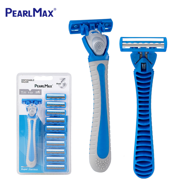 PearlMax Hot Sale Shaving Razor 3 Blades Wholesale Disposable Razors for Men Triple Blade Disposable Razor Barber