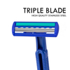 PearlMax Disposable Triple Blade Razor Wholesale Shaving Razor for Men