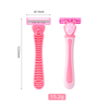 PearlMax Replaceable Head Triple Blade Razor for Men 11pcs Pack Manual Face Razor No Disposable Shaver