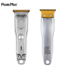 Pearlmax Silver Electric Hair Trimmer Cordless USB Shaving Trimmer for Men Professional Beard Grooming