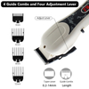 PearlMax Digital USB Rechargeable Mens Hair Clipper Electric Hair Trimmer with LCD Display