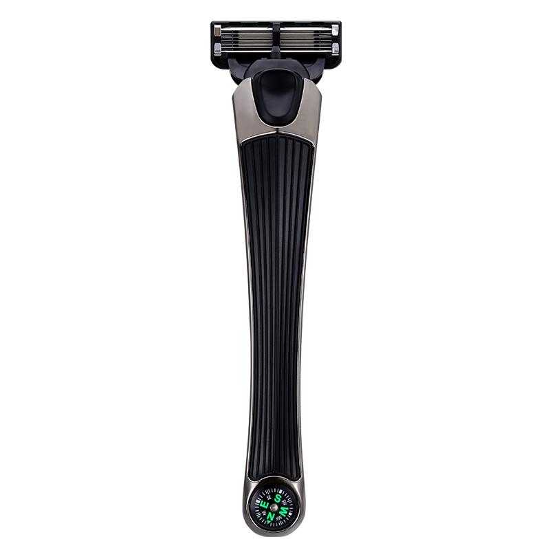 Pearlmax Men's Disposable Shaver: 6-Blade Stainless Steel Razor with Plastic Handle