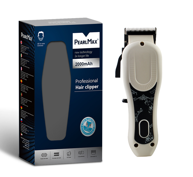 PearlMax Multi-functional Wireless Hair Clipper Electric Hair Trimmer for Barber Shop Use