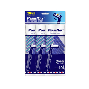 Twin Blade Razor For men 10x3 polybag package