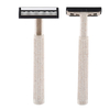 Wheat Straw Triple Blades Stainless Steel Disposable Razors