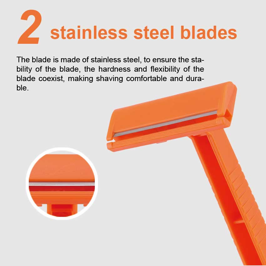 Plearl Max Single Blade Hotel Safety Shaving Razor Stainless Steel Blade Disposable Razor