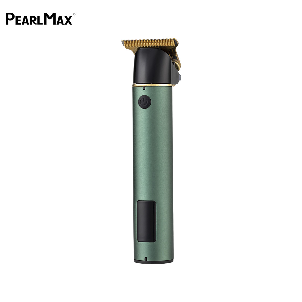 PearlMax Custom Logo Cordless Hair Trimmer Cutting Machine Digital Hair Clipper for Salon Use