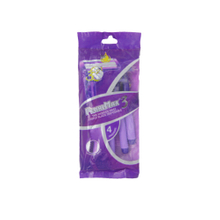 Factory Sale 4pcs/bag Wholesale Purple Wholesale Triple Blade Women Disposable Razor 