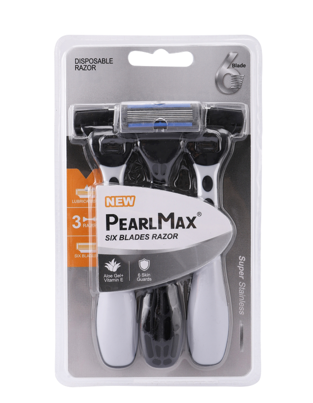 Five Blade Razor Red Handle