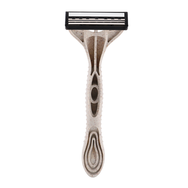 Wholesale Wheat Straw New Style Triple Blades Stainless Steel Disposable Razors