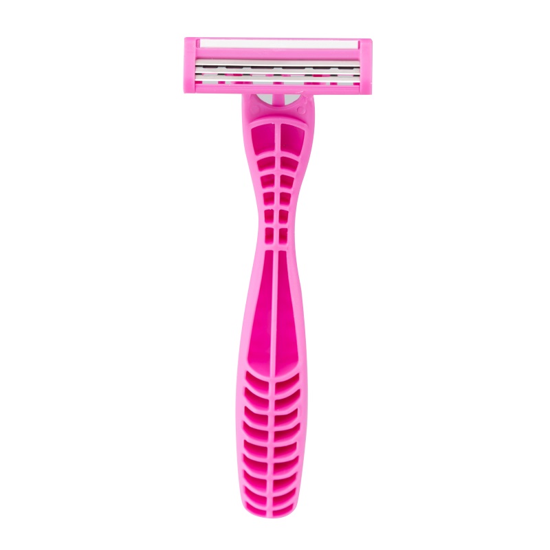 Pearl Max Cheap OEM Disposable Triple Blade Stainless Steel Blade Razor Plastic Handle Barber Disposable Razor