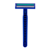 High Quality Twin Blade Stainless Steel Rubber Handle Disposable Razor for Man