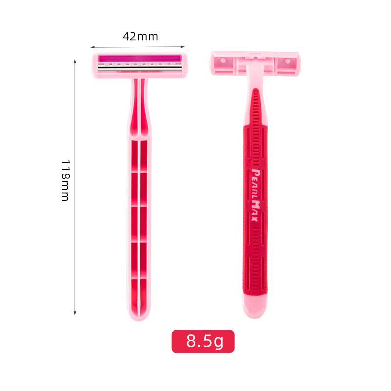 PearlMax Wholesale Fixed Head Razor Twin Blades Shaving Razor For Women