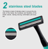 Disposable Blades Surgical Shaving Men Twin Blade Shaving Stick Mens Razor Set Cut Throat Razor Set
