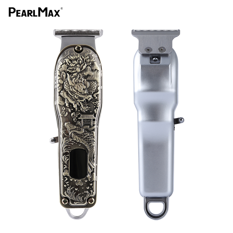Pearlmax Professional USB Rechargeable Digital Hair Trimmer Waterproof Metal Blade Razor Barber Machine Men's Grooming
