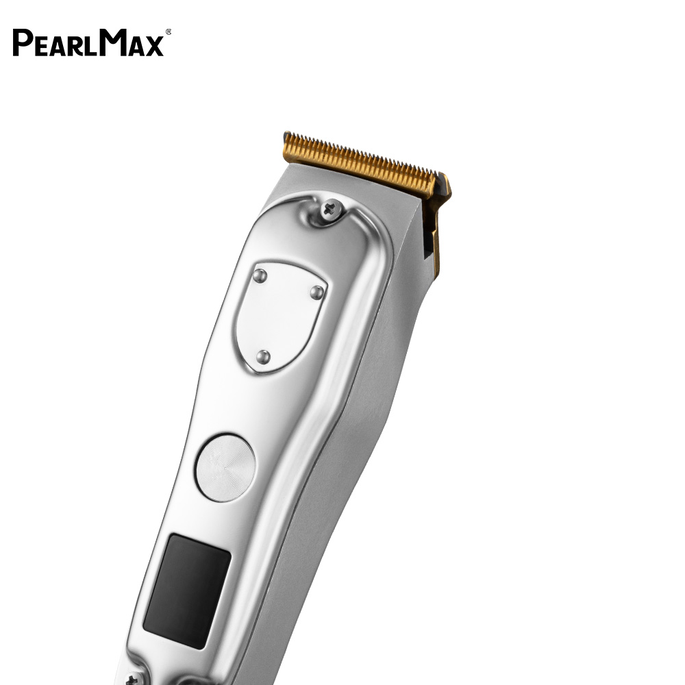 PearlMax Professional Cordless Barber Clippers Men Grooming Rechargeable Beard Trimmer 