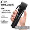 PearlMax Digital Cordless Hair Cutting Machine Trimmer Custom Adjustable Barber Hair Clipper for Men