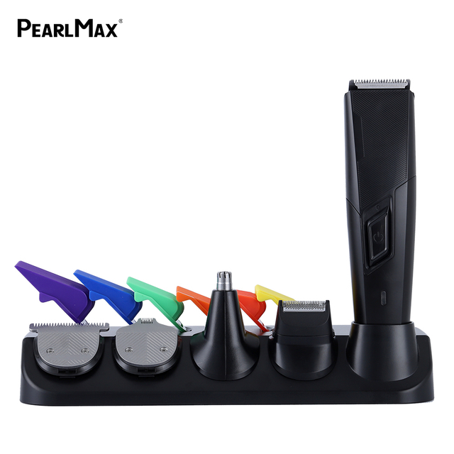 PearlMax Professional Electric Shaver Haircut Barber Hair Cutting Set Stainless Steel Blade Hair Clippers Men Beard Trimmer Kit