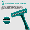 Disposable Blades Surgical Shaving Men Twin Blade Shaving Stick Mens Razor Set Cut Throat Razor Set