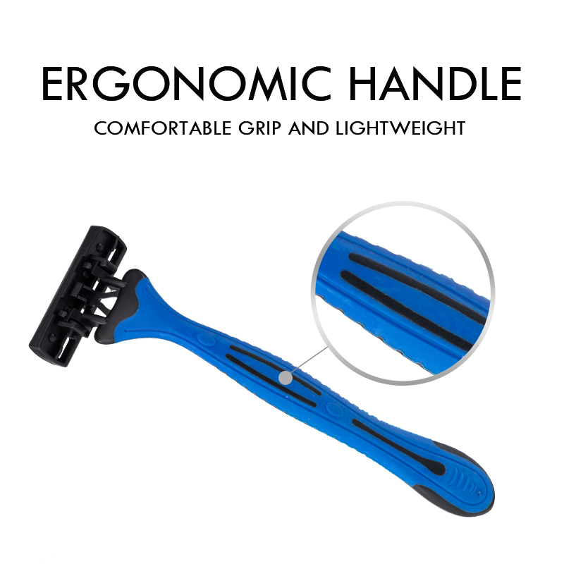 Professional Exporter Big Rubber Handle Shaving Razor for Wholesale 