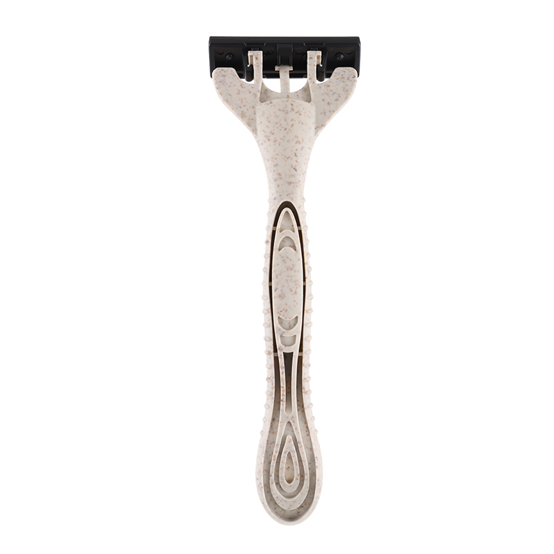 Wholesale Wheat Straw New Style Triple Blades Stainless Steel Disposable Razors