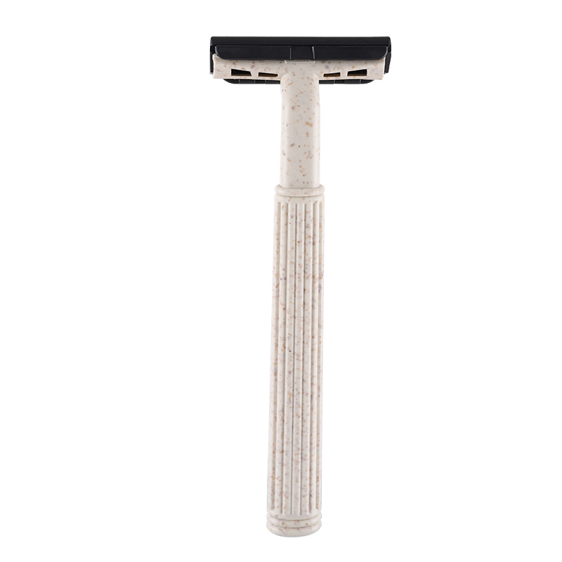 Wheat Straw Triple Blades Stainless Steel Disposable Razors