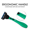 PearlMax Razor Rubber Handle Manufacturer Safety Shaving Razor 5 Blade Disposable Razor for Men