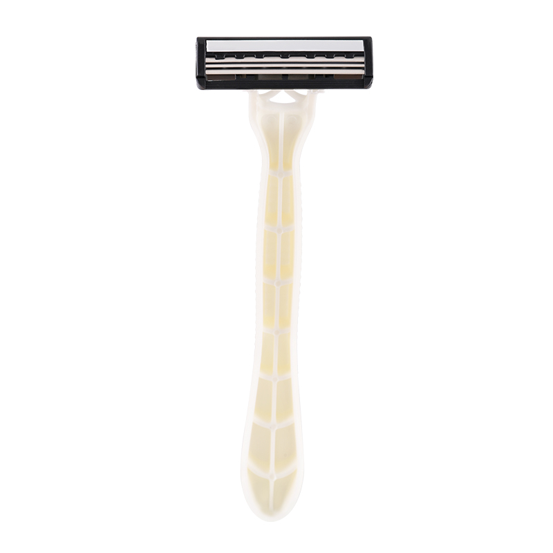 Wholesale Wheat Straw Triple Blades Stainless Steel Disposable Razors