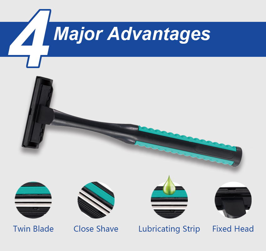 Disposable Blades Surgical Shaving Men Twin Blade Shaving Stick Mens Razor Set Cut Throat Razor Set