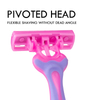 PearlMax Female 3 Blade Razor Facial Body Shaving Razors for Women