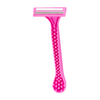 Pearlmax Twin Blades Stainless Steel Fixed Head Women Disposable Razor