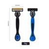 PearlMax High Quality Disposable Shaving Razors for Men Manual Non-Slip Handle with Lubrication Strip and Triple Blades Cheap
