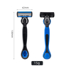 Factory New Six Blade Shavers for Men Soft Rubber Handle 6 Blades Shaving Disposable Razors Wholesale Razor Blades Floating 6 Six Blade System Razors