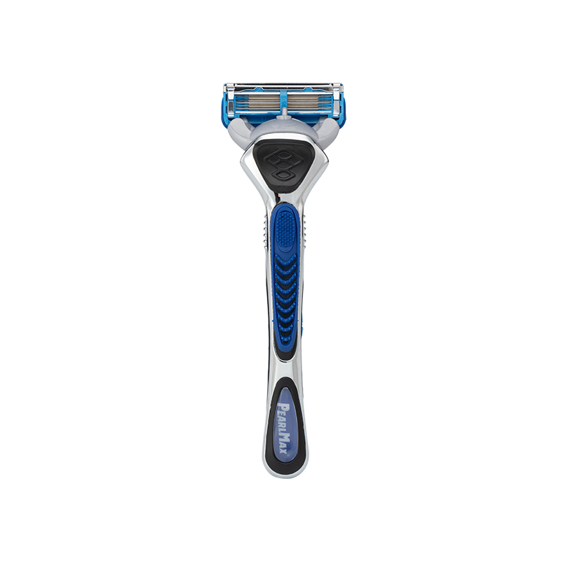 PearlMax New Type Six Blades Metal Handle Nice Look Shaving Razor High-End USA Blade Changeable Razor
