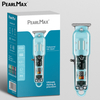 Pearlmax Custom Logo T-blade Cordless Hair Trimmer Salon Use Digital Electric Hair Clipper for Men