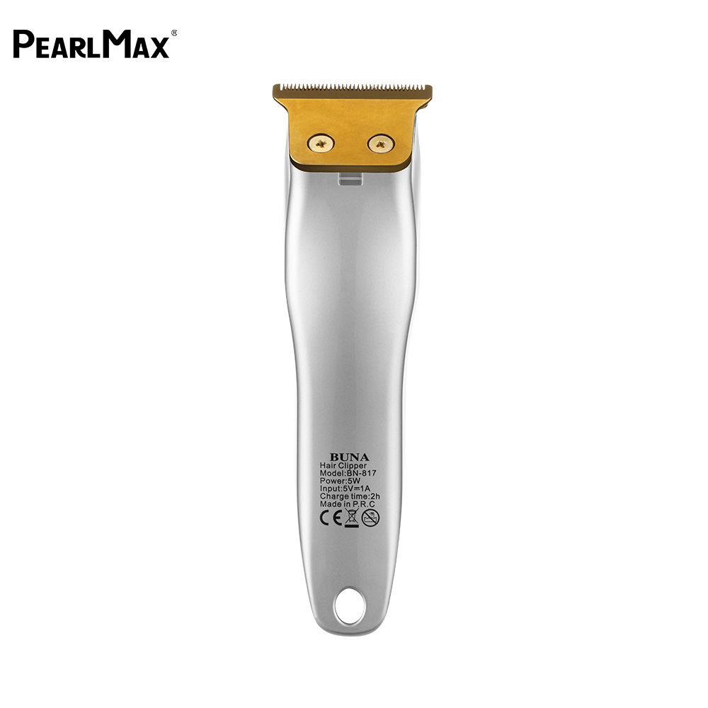 PearlMax Professional Cordless Barber Clippers Men Grooming Rechargeable Beard Trimmer 