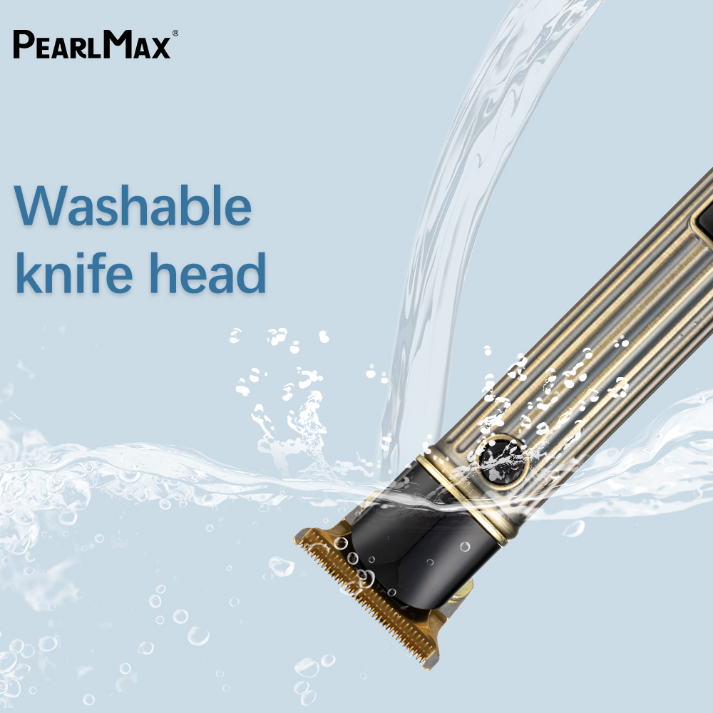 Pearlmax Rechargeable Electric Hair Clippers Cordless Trimmer Barber Haircut Machine for Beard And Hair