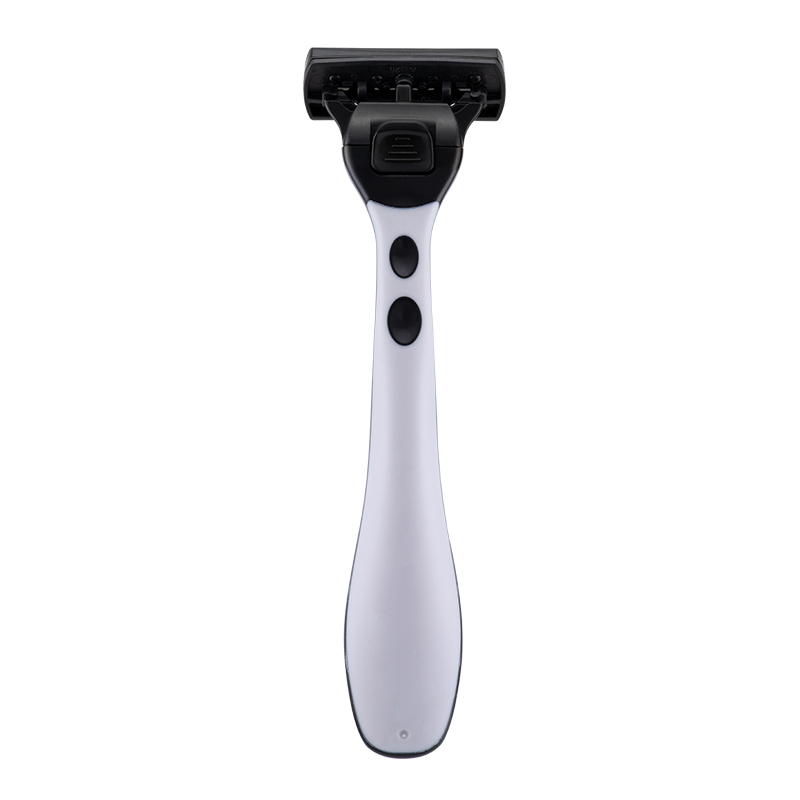 Five Blade Razor Red Handle