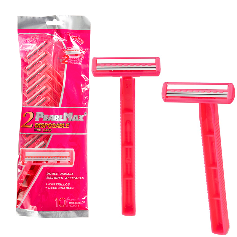 Twin Blade Razor For women 10pcs polybag package