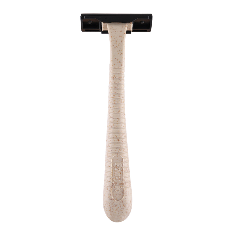 New Style Wheat Straw Triple Blades Stainless Steel Disposable Razors